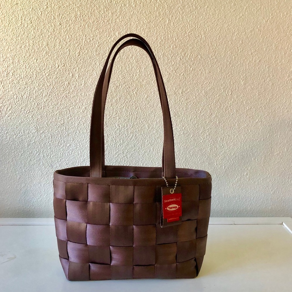 Harvey’s Original Large Brown Seatbelt Tote